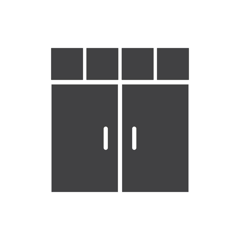 cupboard wardrobe for website graphic resource, presentation, symbol vector