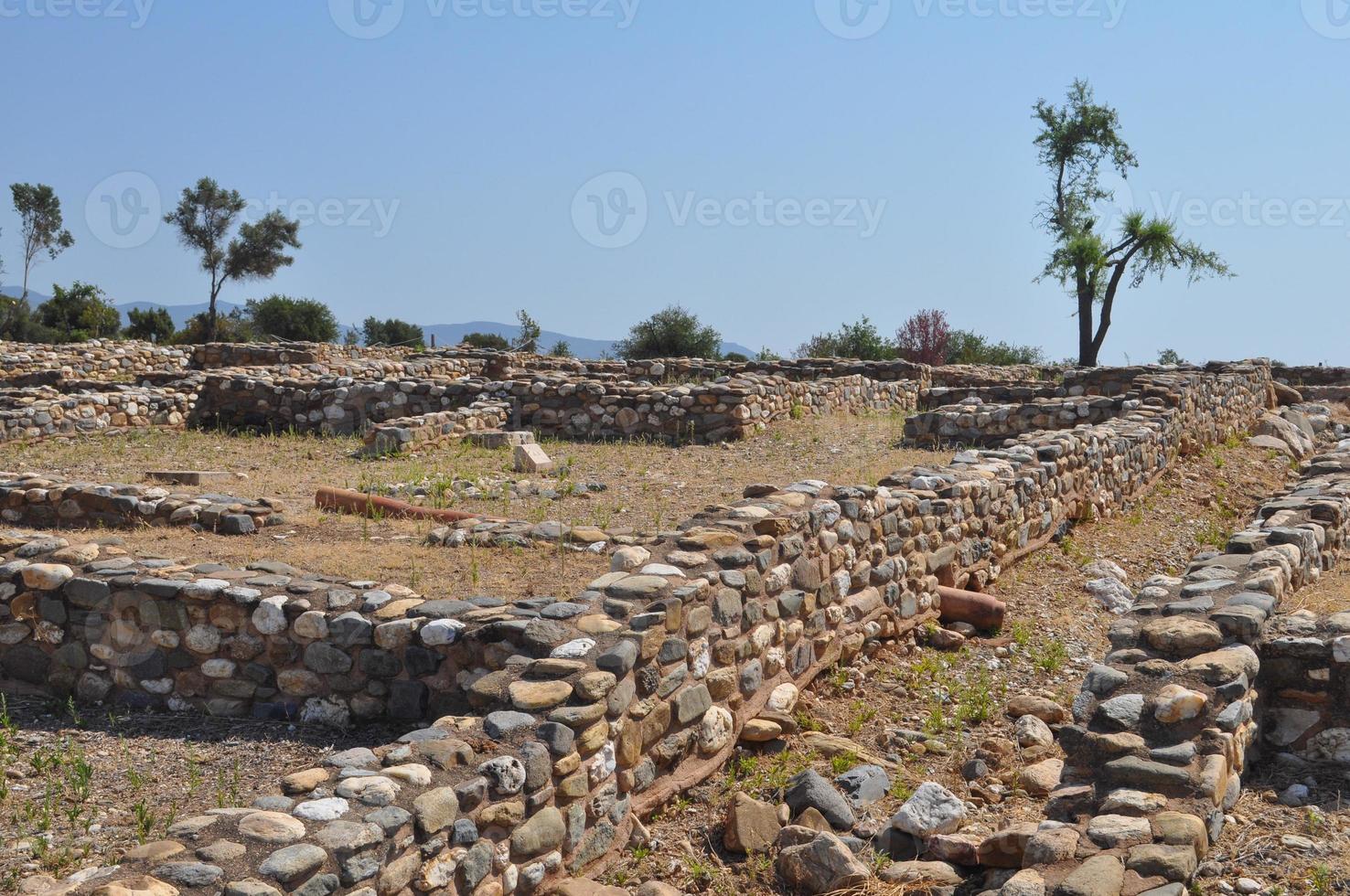 Olynthus ruins in Chalkidiki photo