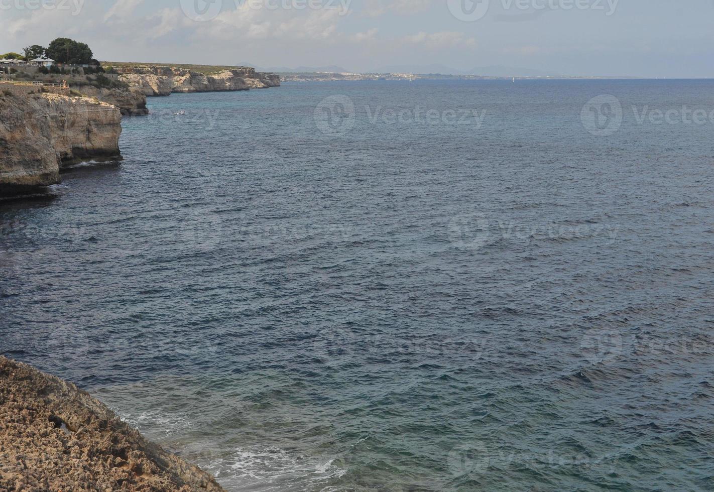 Cala Domingo beach in Majorca photo