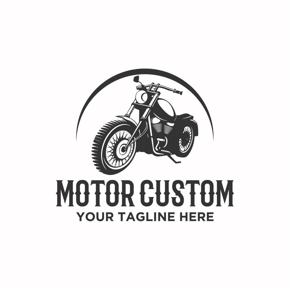 diseño de letrero de logotipo personalizado de motor vector