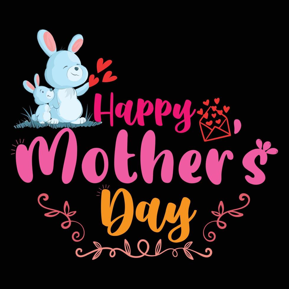 Mother's Day Special T - Shirt Design Concept vector