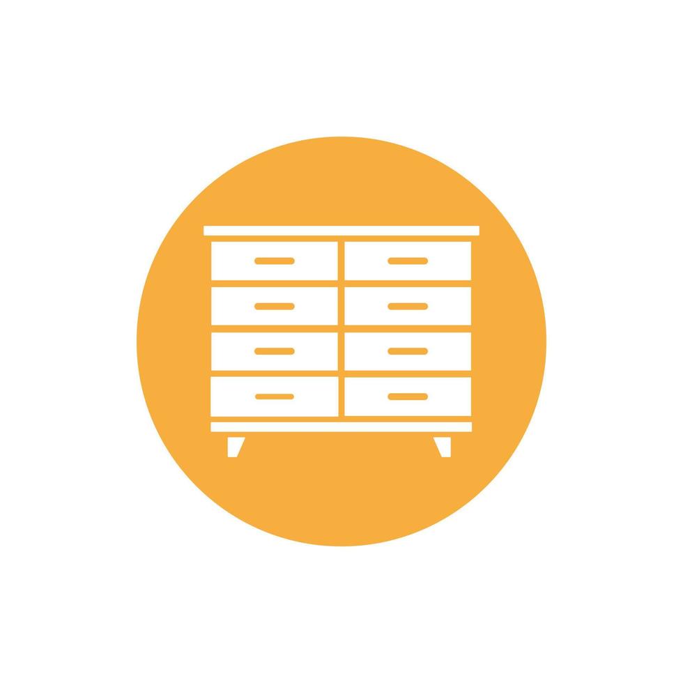cupboard wardrobe for website graphic resource, presentation, symbol vector