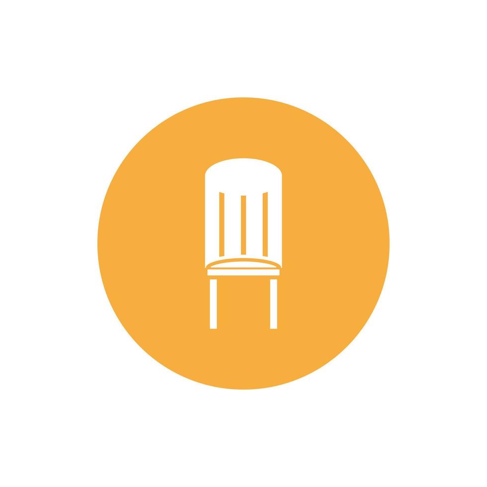 chair for website graphic resource, presentation, symbol vector