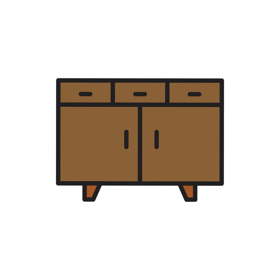 cupboard wardrobe for website graphic resource, presentation, symbol vector