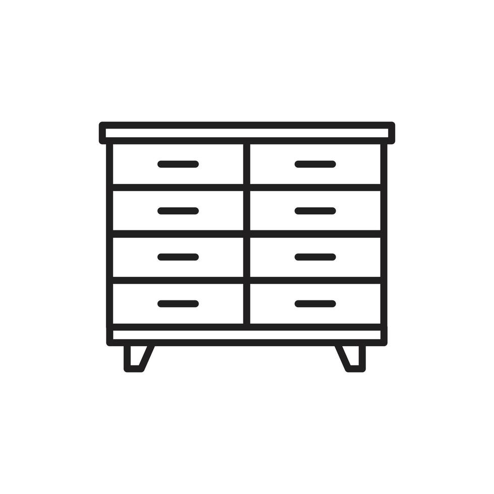 cupboard wardrobe for website graphic resource, presentation, symbol vector