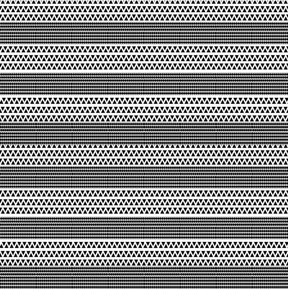 vector illustration  Triangle fabric, black and white