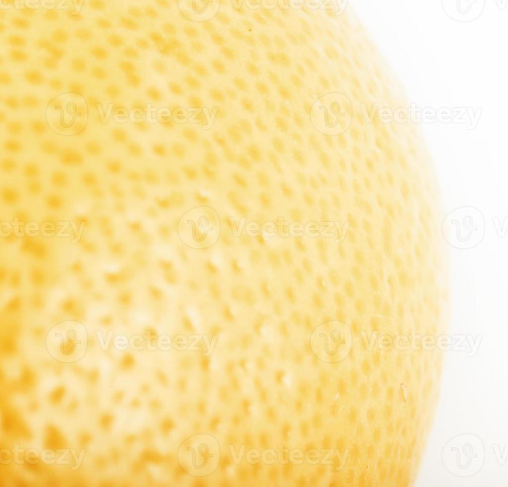 peel oranges macro isolated on white background in studio light photo