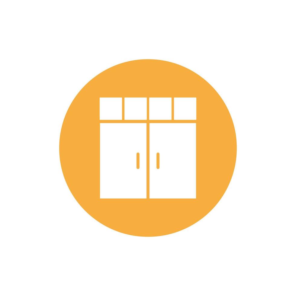 cupboard wardrobe for website graphic resource, presentation, symbol vector
