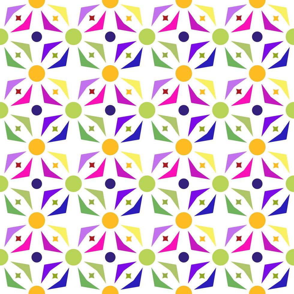 abstract seamless geometric pattern vector