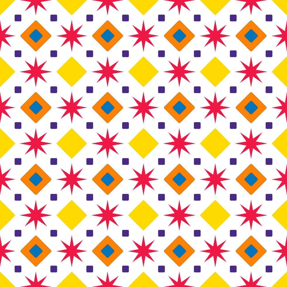vintage geometric repeated pattern vector