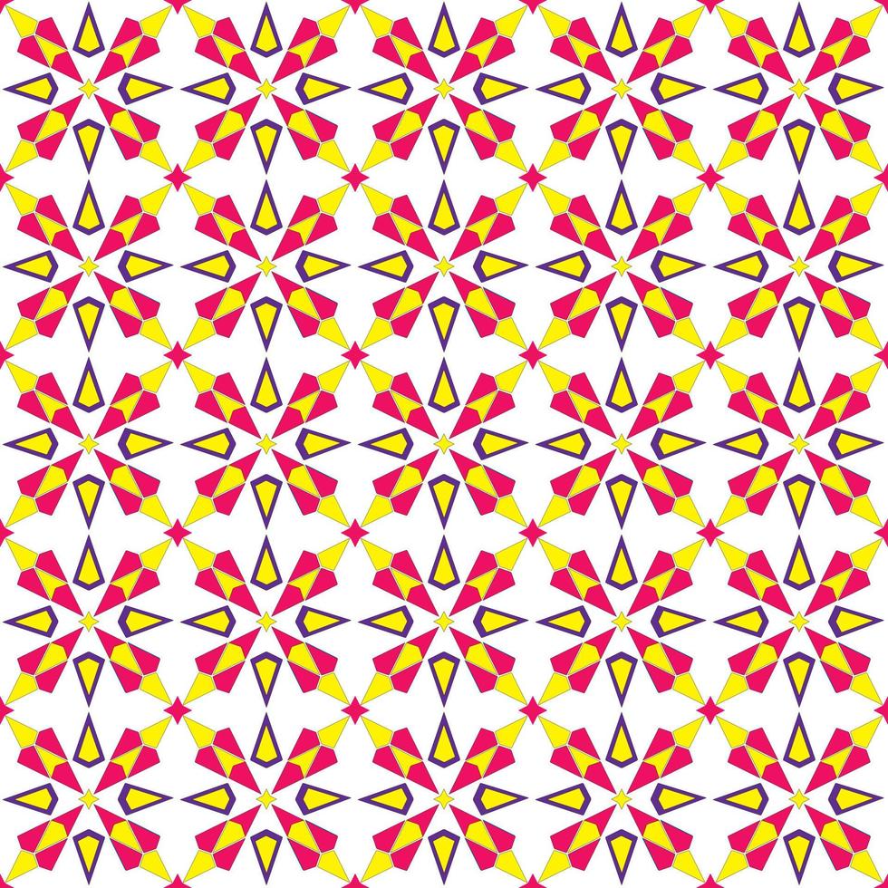 vintage geometric repeated pattern vector