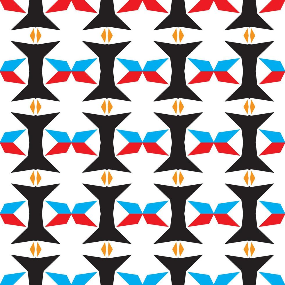 abstract geometric pattern with vintage style vector