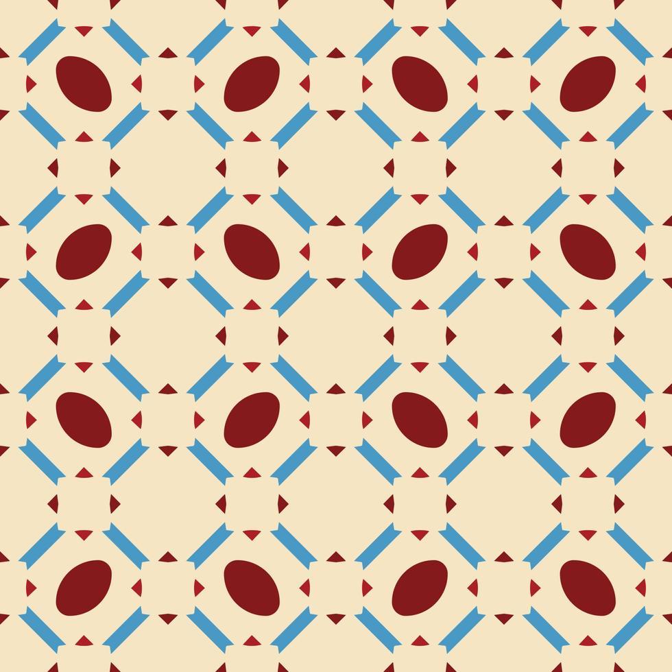 abstract geometric pattern with vintage style vector