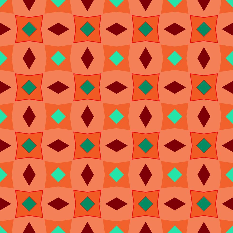 abstract geometric pattern with vintage style vector