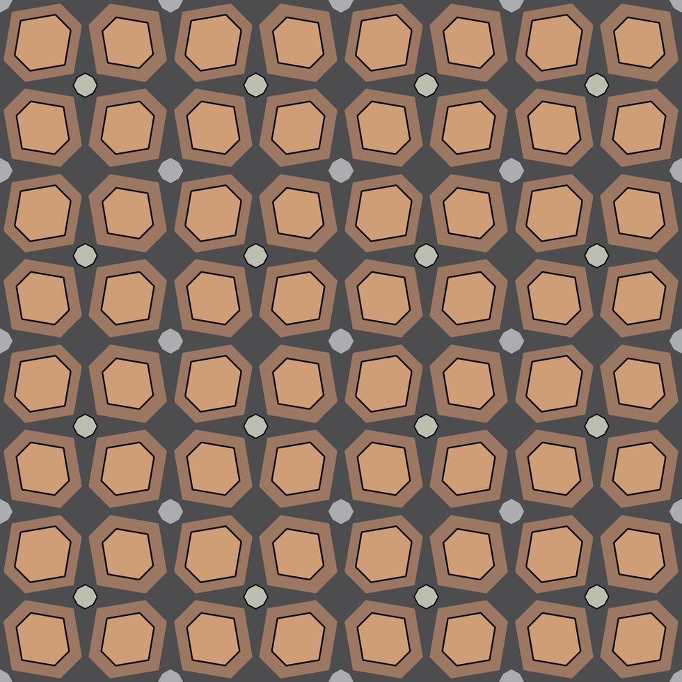 abstract geometric pattern with vintage style vector