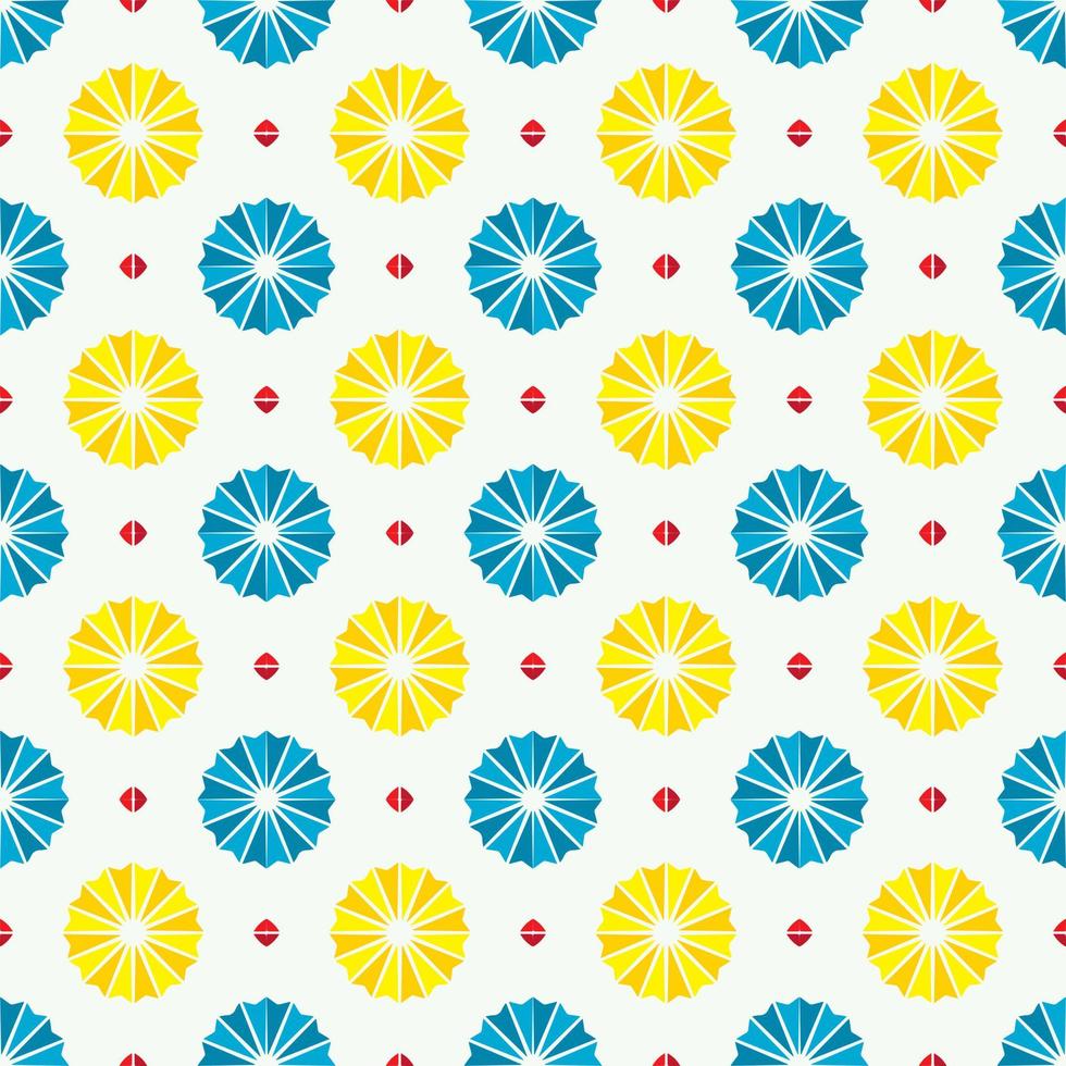 abstract geometric pattern with vintage style vector
