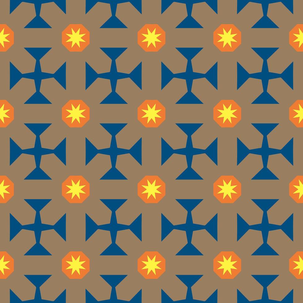 abstract Geometric seamless Pattern from unique shape.can use for wallpaper,gift wraping or background vector