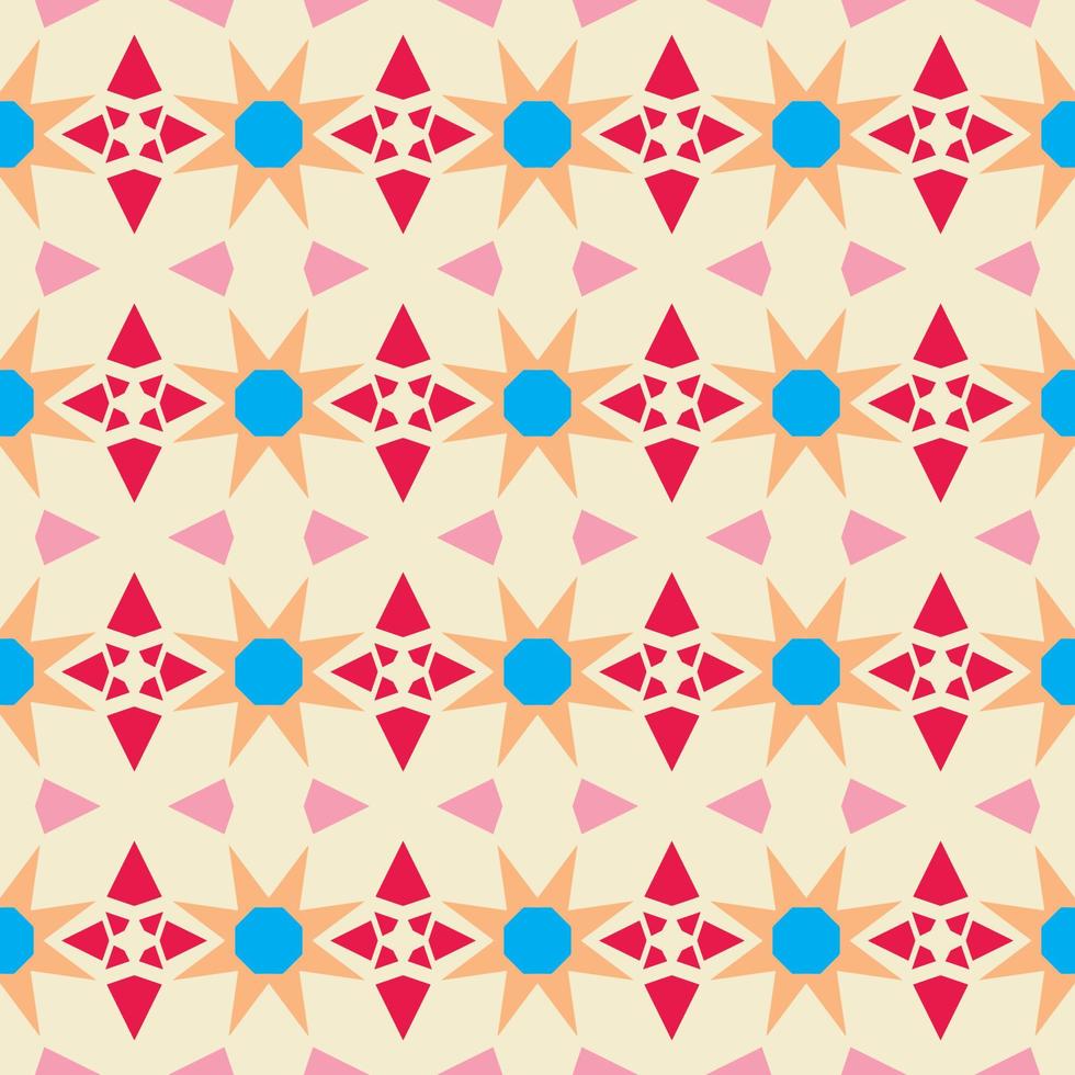 abstract Geometric seamless Pattern from unique shape.can use for wallpaper,gift wraping or background vector