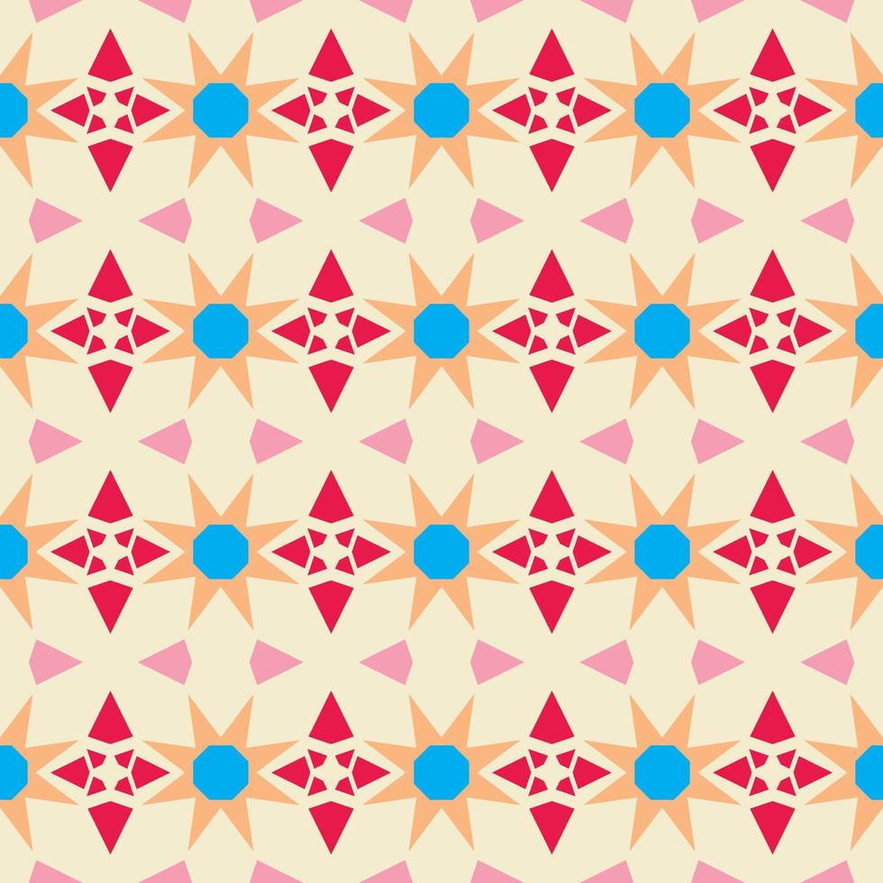 abstract Geometric seamless Pattern from unique shape.can use for wallpaper,gift wraping or background vector