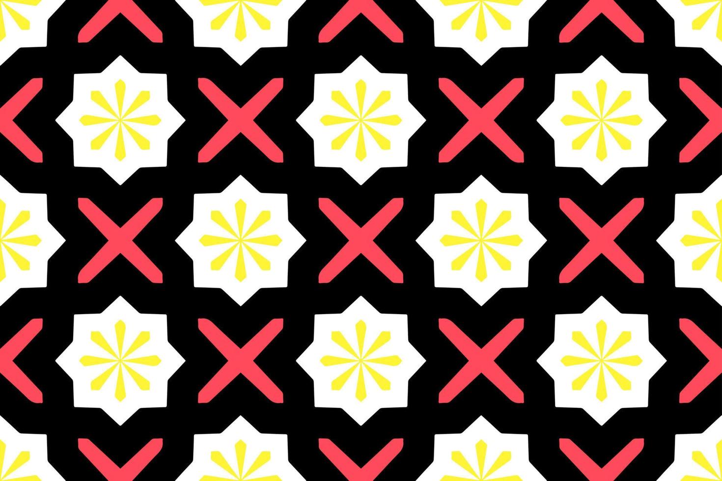 abstract Geometric seamless Pattern from unique shape.can use for wallpaper,gift wraping or background vector