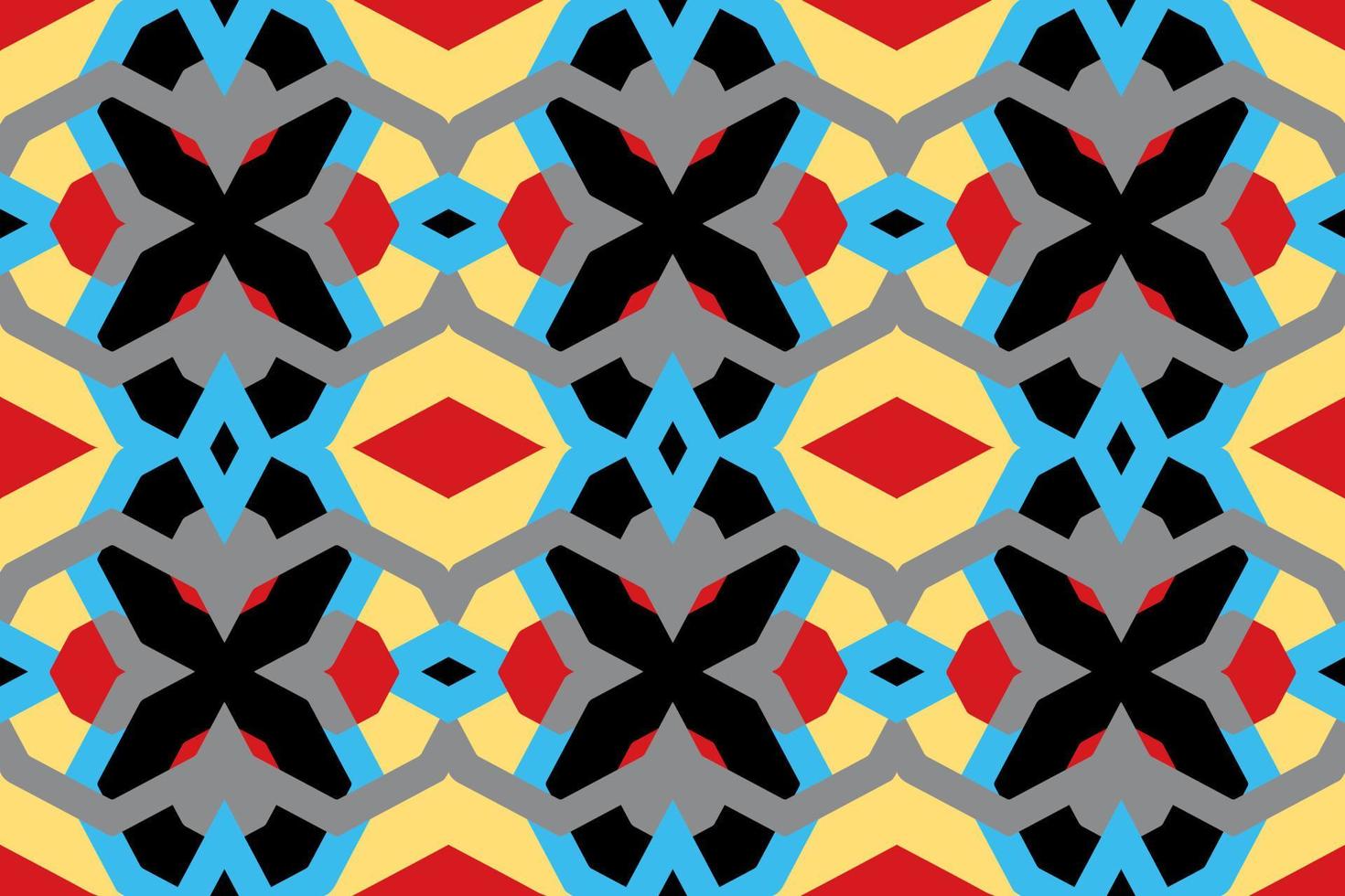 abstract Geometric seamless Pattern from unique shape.can use for wallpaper,gift wraping or background vector