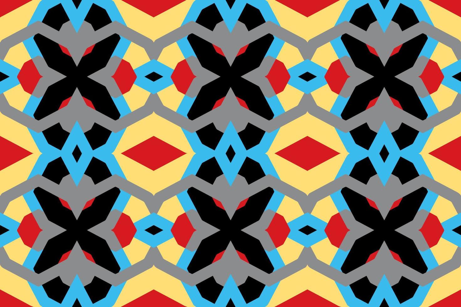 abstract Geometric seamless Pattern from unique shape.can use for wallpaper,gift wraping or background vector