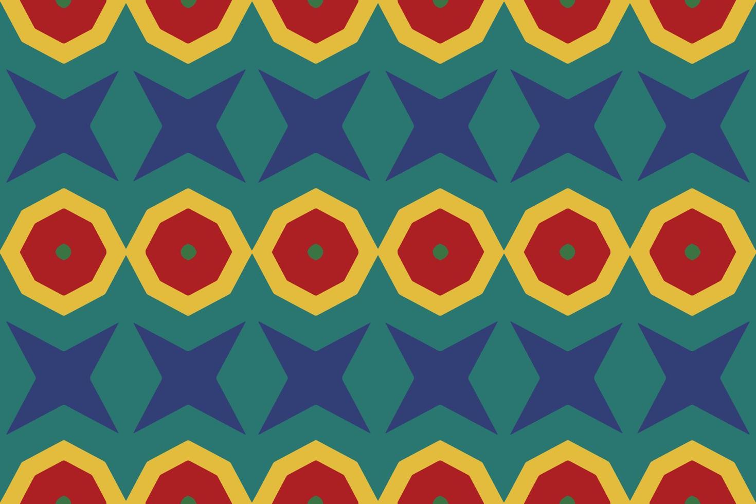 abstract Geometric seamless Pattern from unique shape.can use for wallpaper,gift wraping or background vector