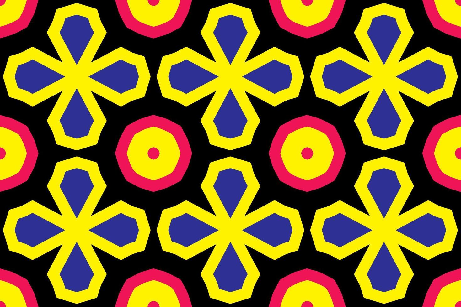 abstract Geometric seamless Pattern from unique shape.can use for wallpaper,gift wraping or background vector
