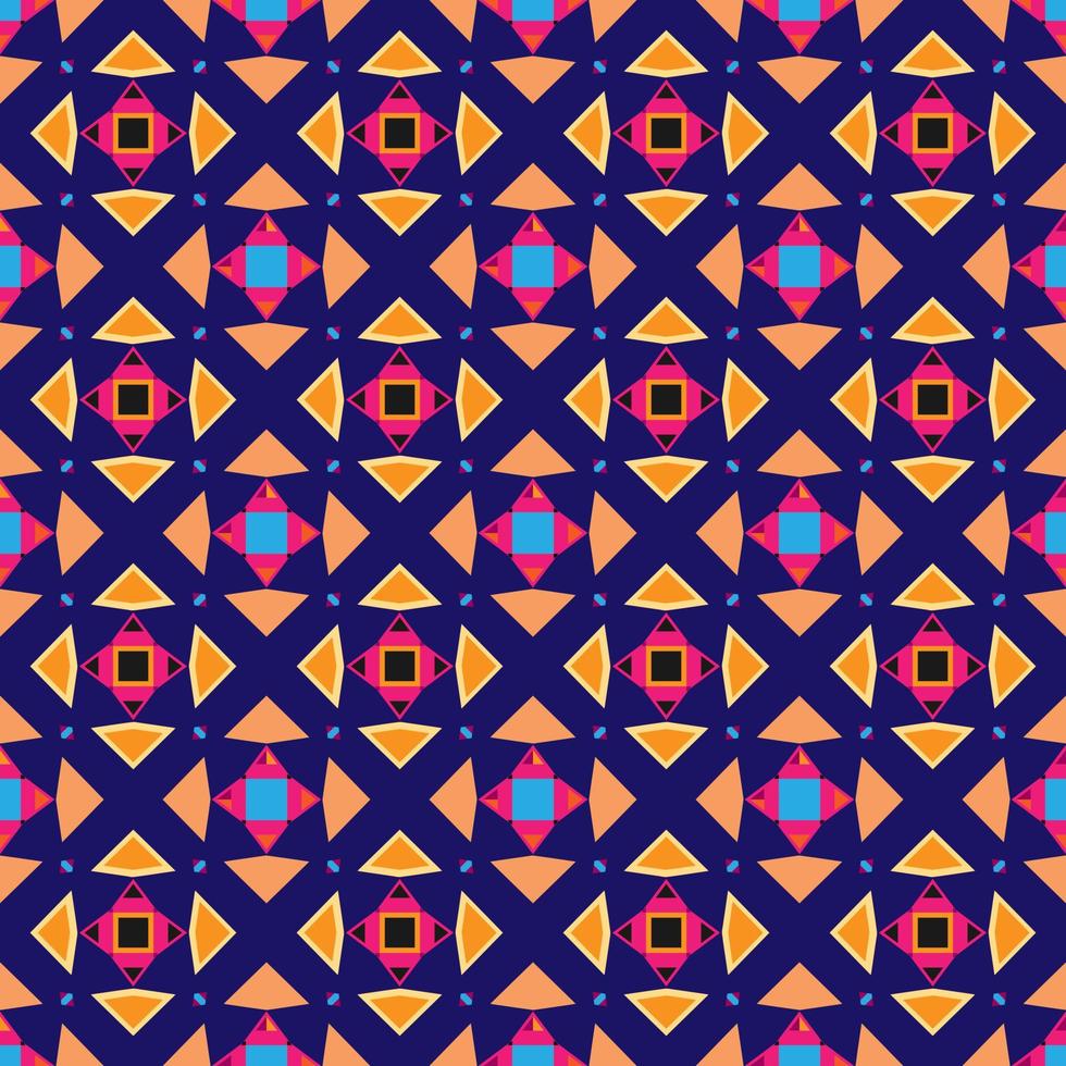 abstract Geometric seamless Pattern from unique shape.can use for wallpaper,gift wraping or background vector