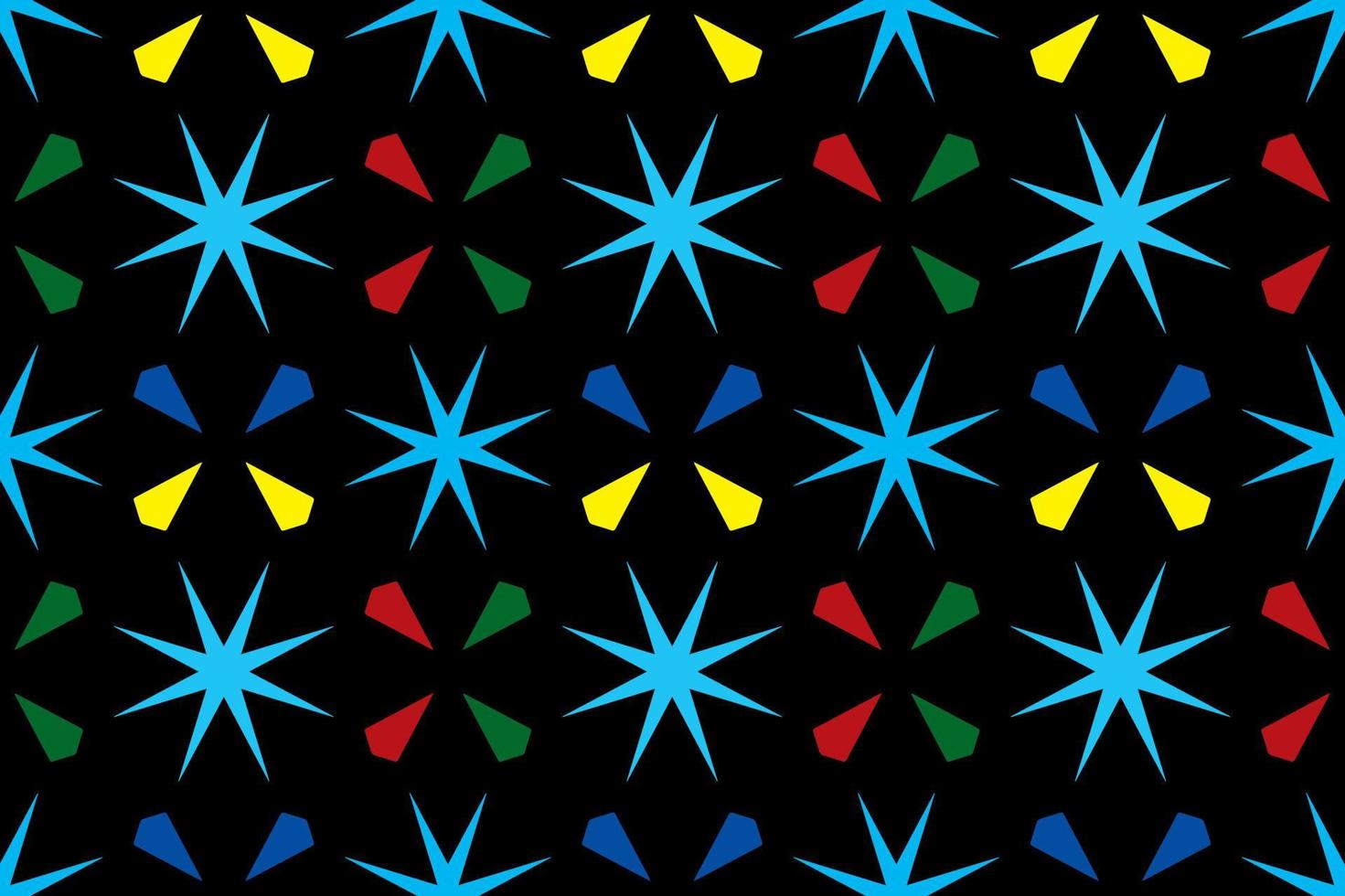 abstract Geometric seamless Pattern from unique shape.can use for wallpaper,gift wraping or background vector