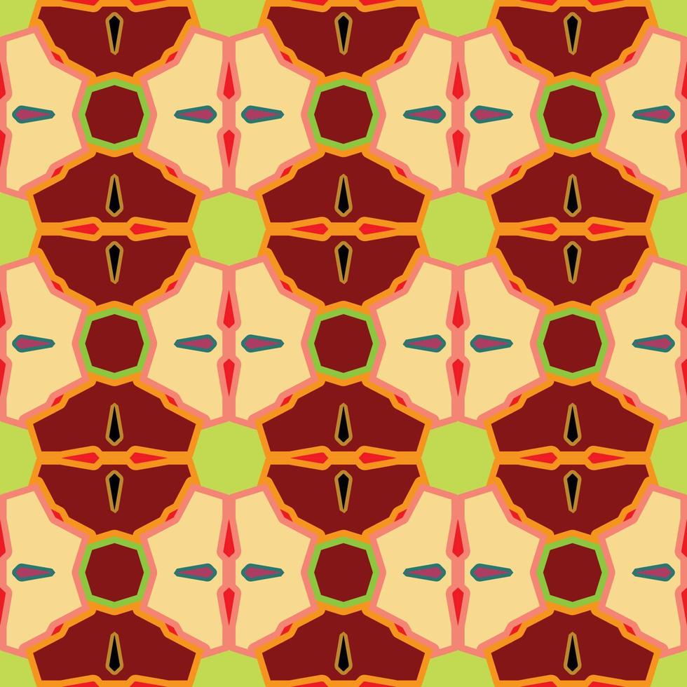 abstract Geometric seamless Pattern from unique shape.can use for wallpaper,gift wraping or background vector