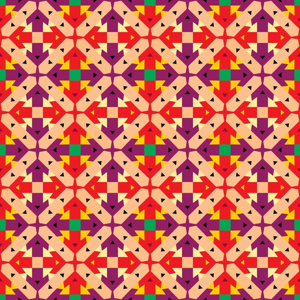 abstract Geometric seamless Pattern from unique shape.can use for wallpaper,gift wraping or background vector