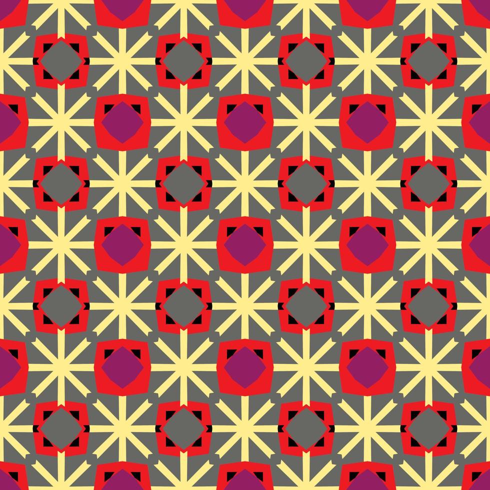 abstract Geometric seamless Pattern from unique shape.can use for wallpaper,gift wraping or background vector