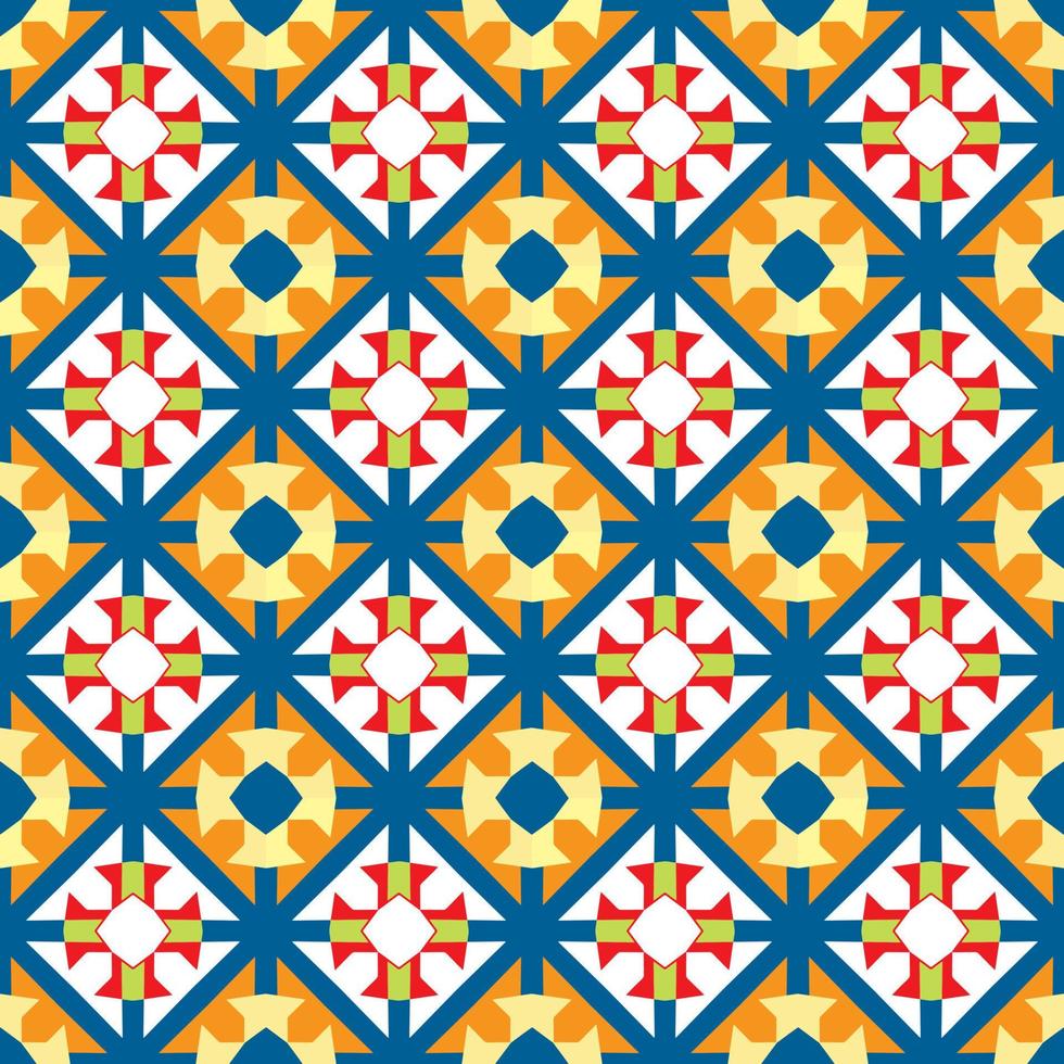 abstract Geometric seamless Pattern from unique shape.can use for wallpaper,gift wraping or background vector