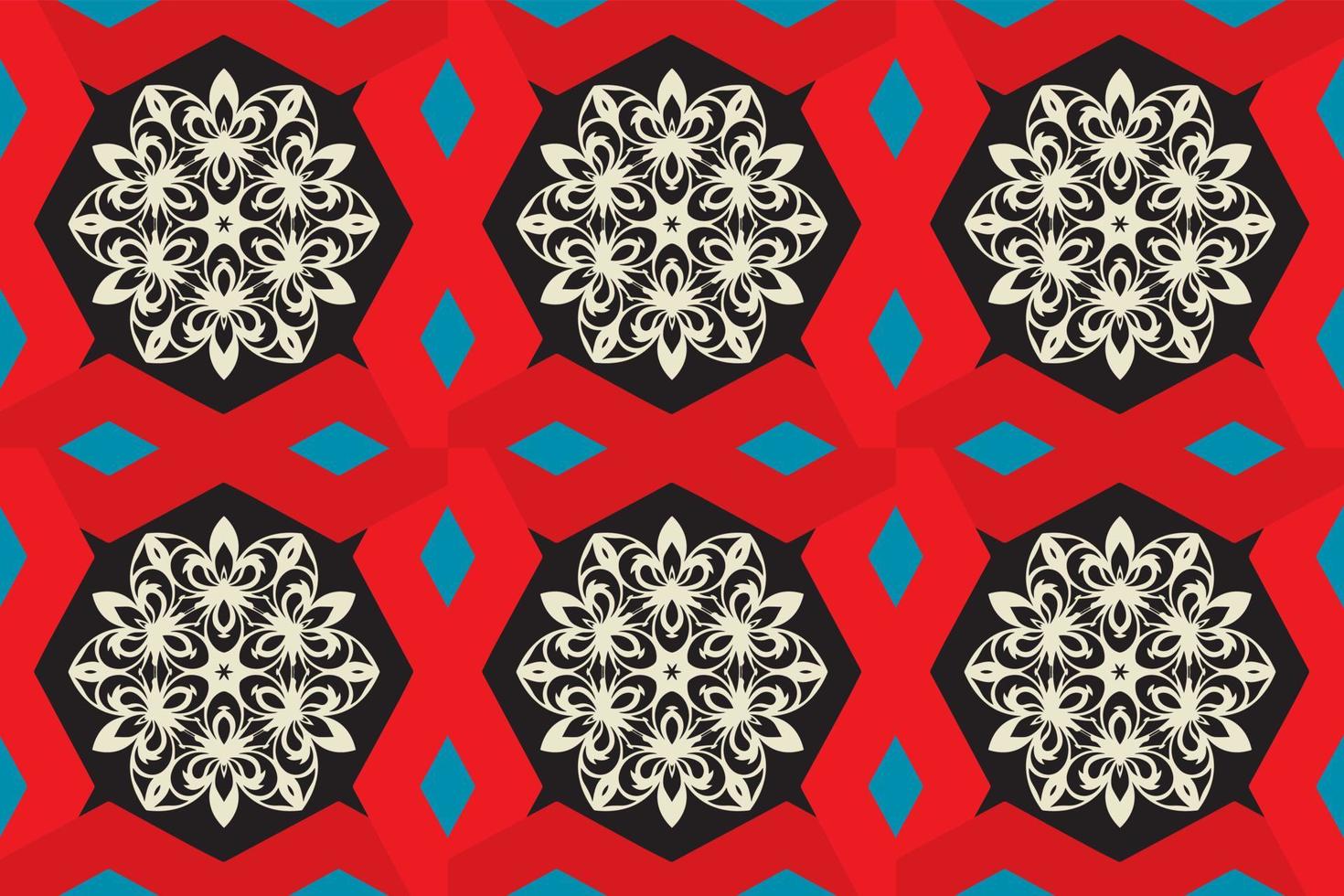 abstract Geometric seamless Pattern from unique shape.can use for wallpaper,gift wraping or background vector
