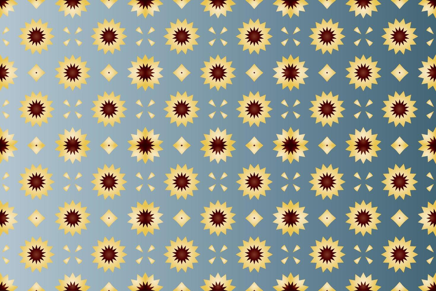 seamless fabric pattern with vintage style vector