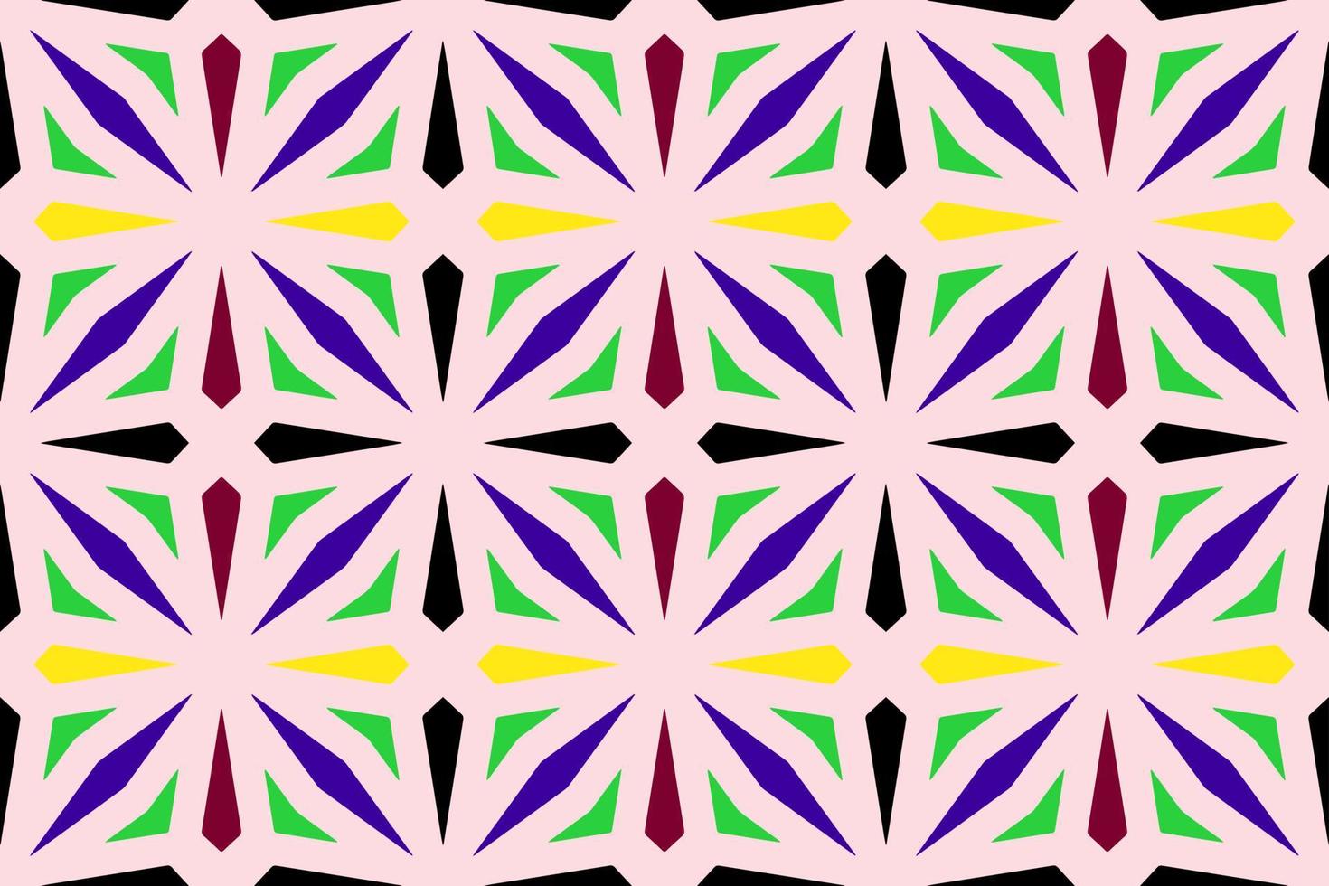 seamless fabric pattern with vintage style vector