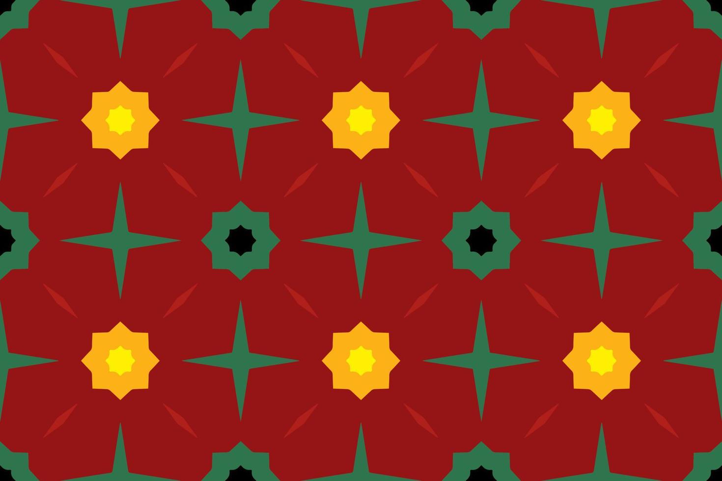 seamless fabric pattern with vintage style vector