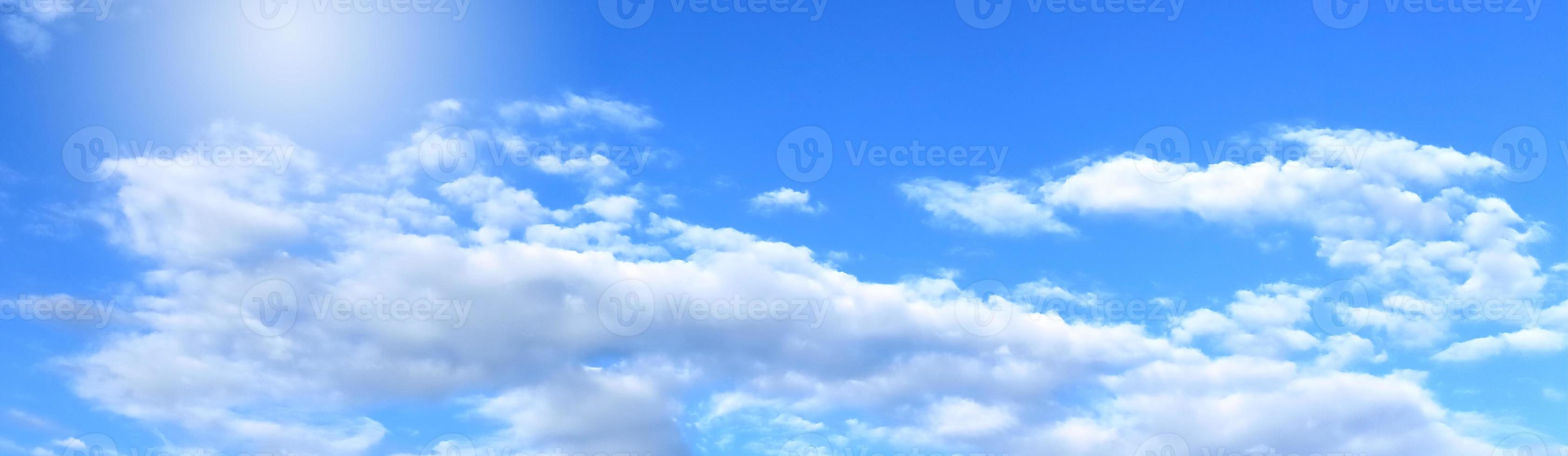 blue sky and white cloud photo