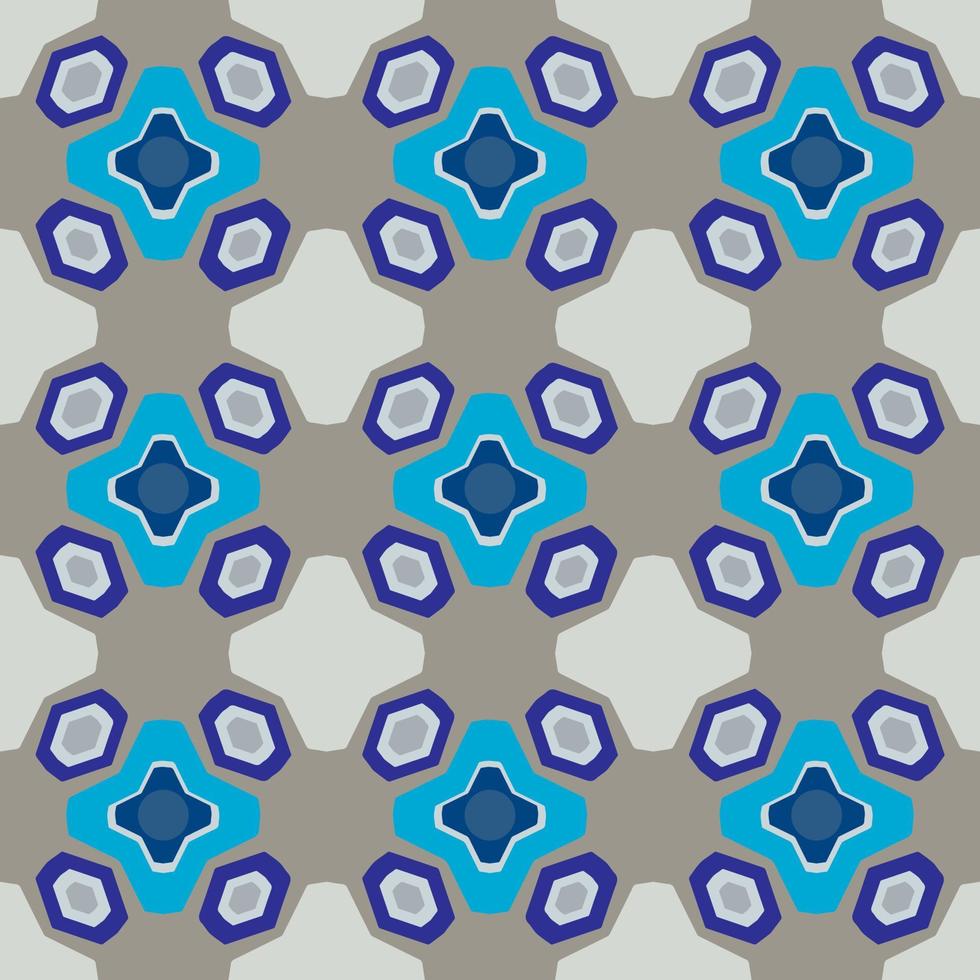 vintage geometric repeated pattern vector