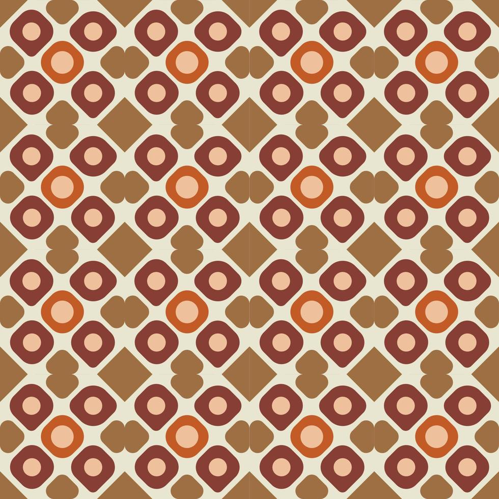 abstract geometric pattern with vintage style vector