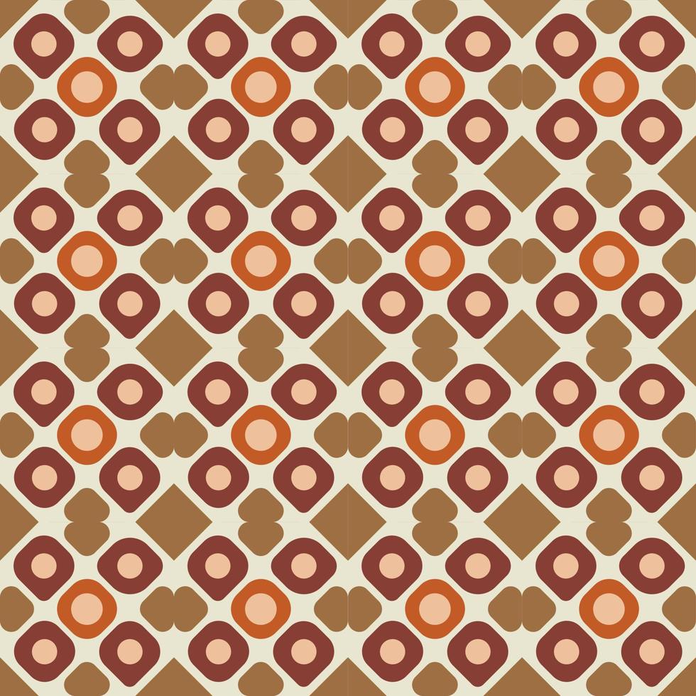 abstract geometric pattern with vintage style vector