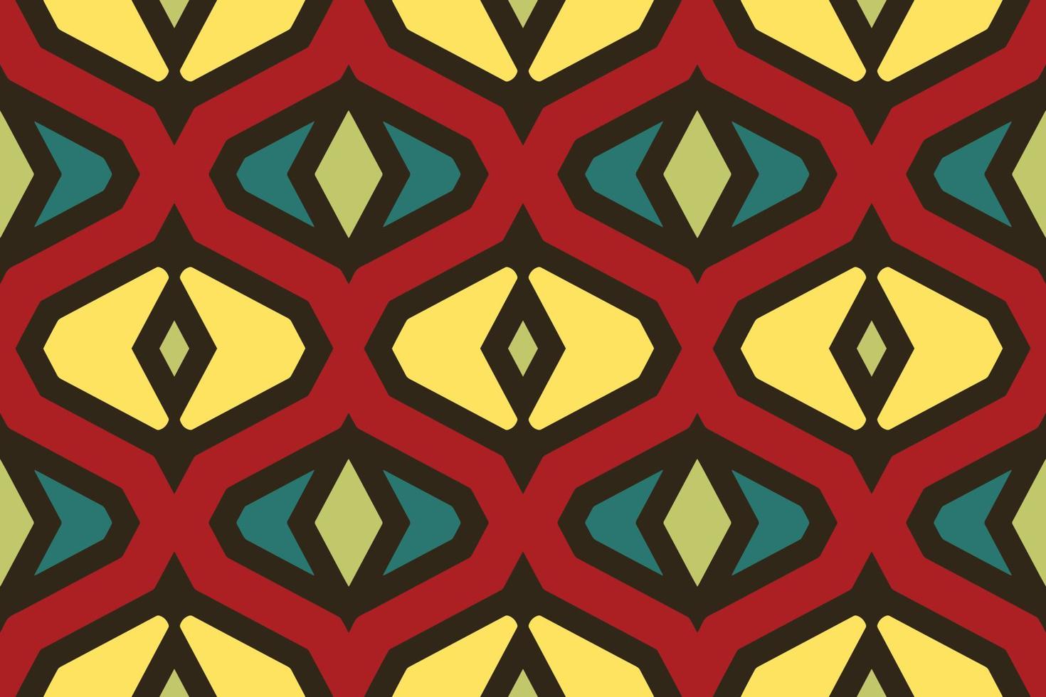 abstract Geometric seamless Pattern from unique shape.can use for wallpaper,gift wraping or background vector