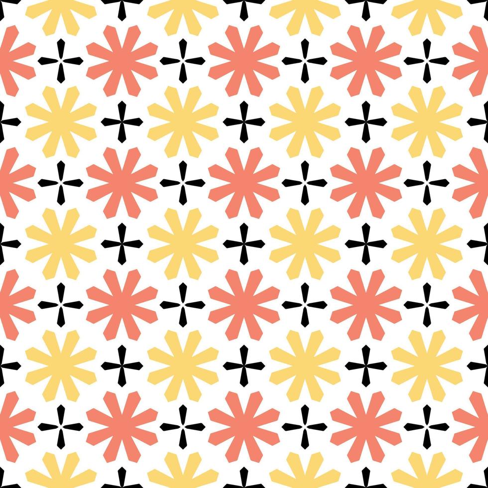 abstract Geometric seamless Pattern from unique shape.can use for wallpaper,gift wraping or background vector