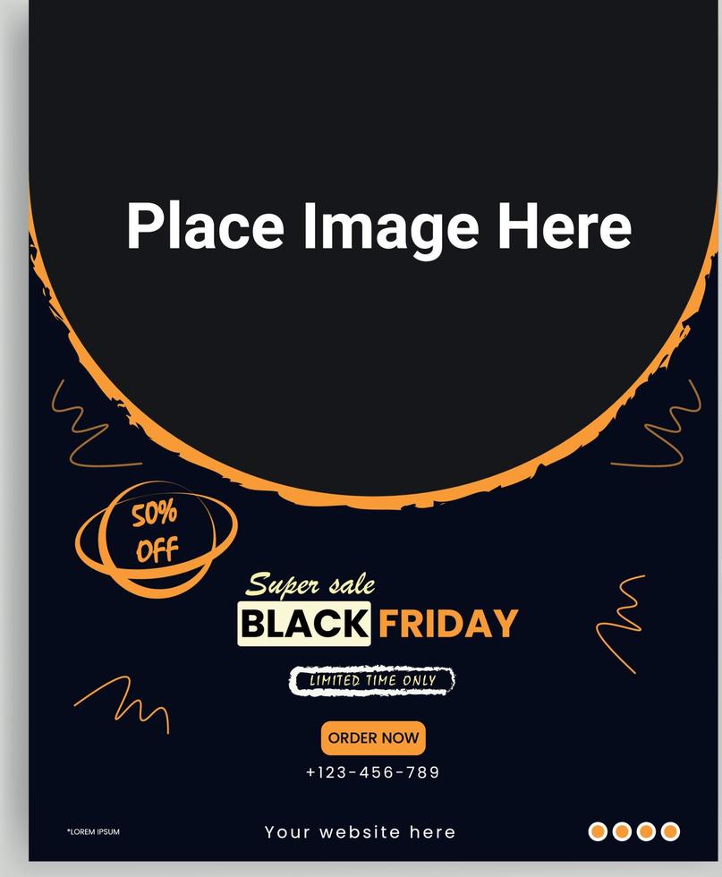 Social media banner vector