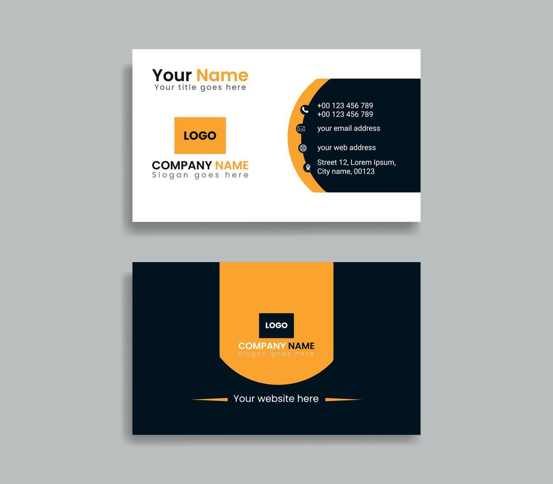 Business card Template vector