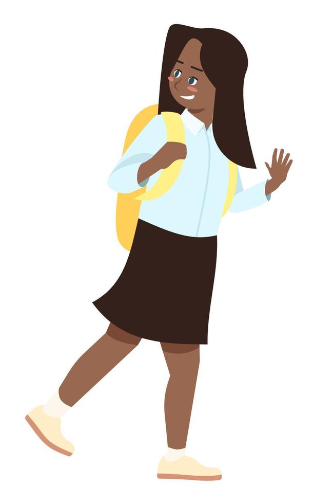 despidiéndose de los amigos de la escuela ilustración de vector de color rgb semiplano. niña sonriente con mochila amarilla personaje de dibujos animados aislado sobre fondo blanco 6845926 Vector en Vecteezy despidiéndose de los amigos de la escuela ilustración de vector de color rgb semiplano. niña sonriente con mochila amarilla personaje de dibujos animados aislado sobre fondo blanco 6845926 Vector en Vecteezy