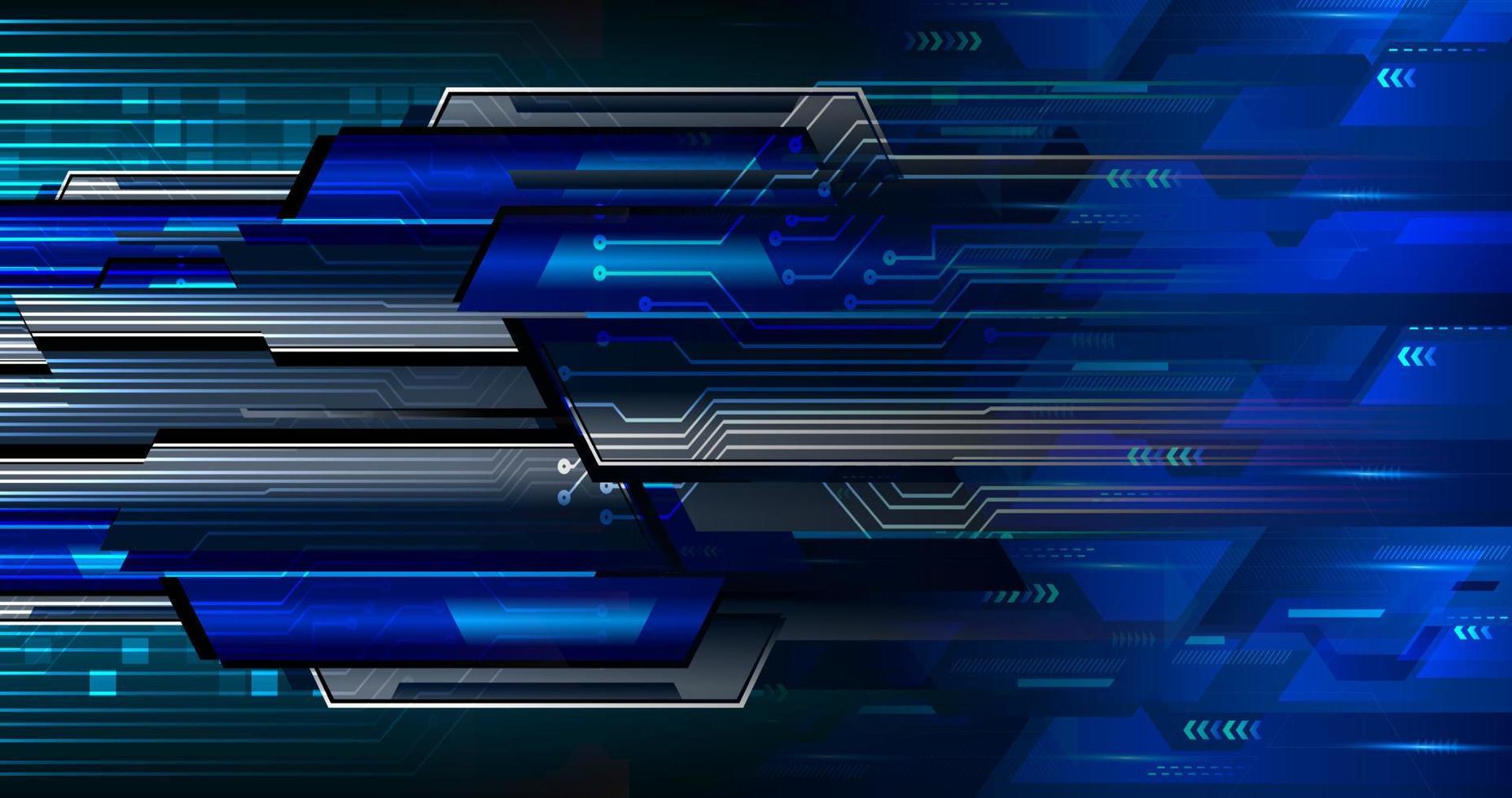 cyber circuit future technology concept background vector