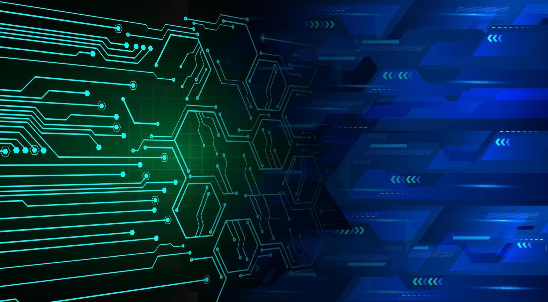 cyber circuit future technology concept background vector