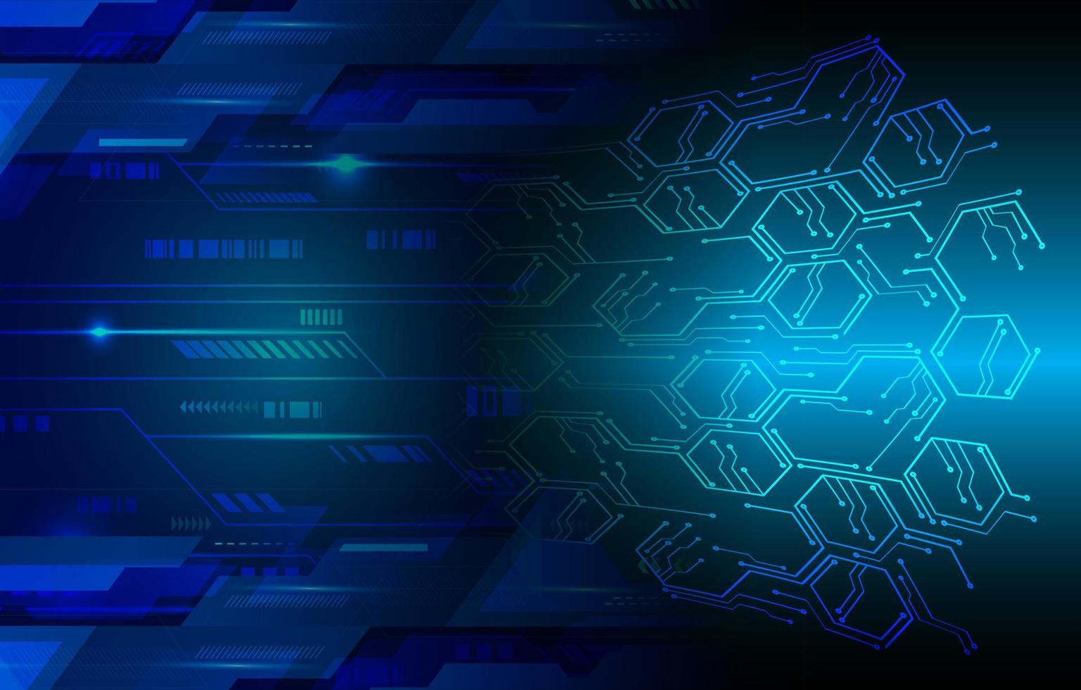 cyber circuit future technology concept background vector